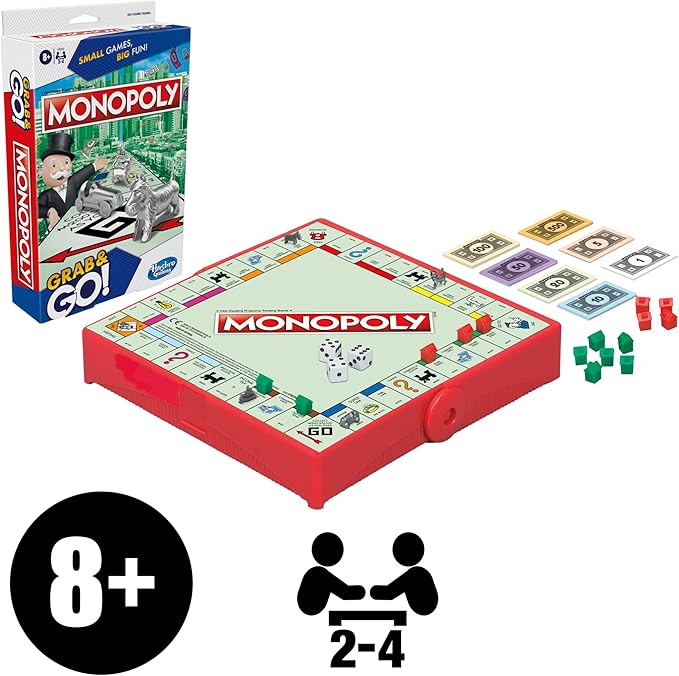 Monopoly Grab and Go F8256 - Image 2