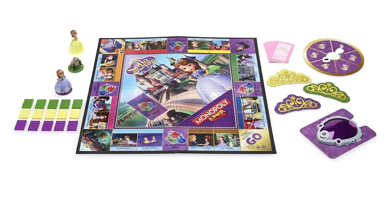 Monopoly Junior Disney Sofia The First Editon A8850 - Image 2