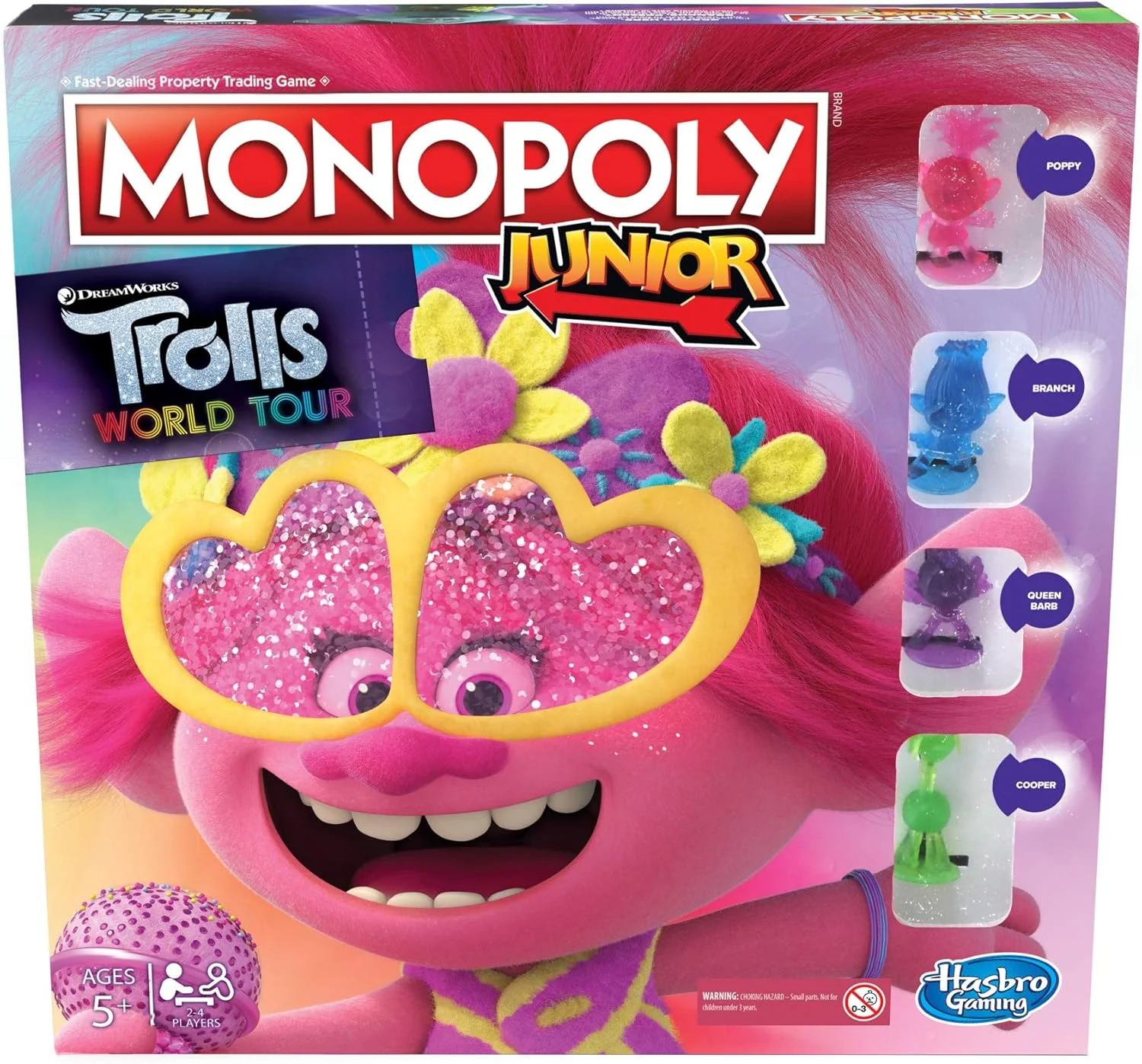 Monopoly Junior Trolls World Tour E7496 - Image 3