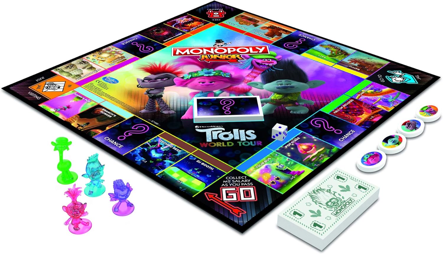 Monopoly Junior Trolls World Tour E7496 - Image 4