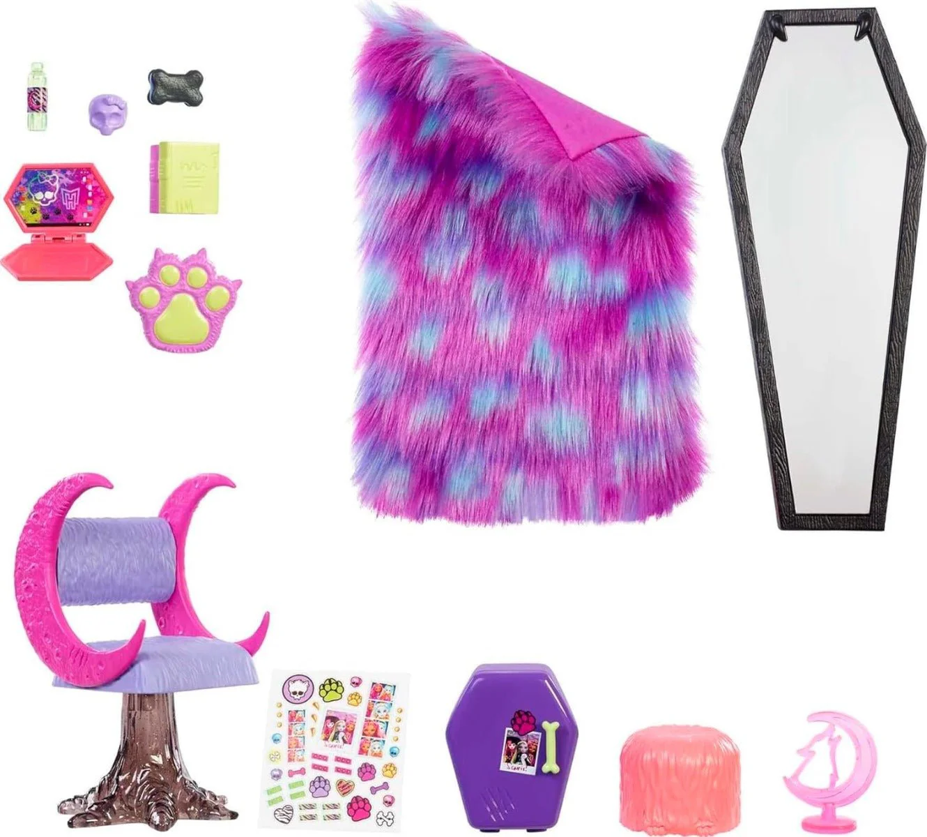 Monster High Clawdeen Bedroom HHK64 - Image 4