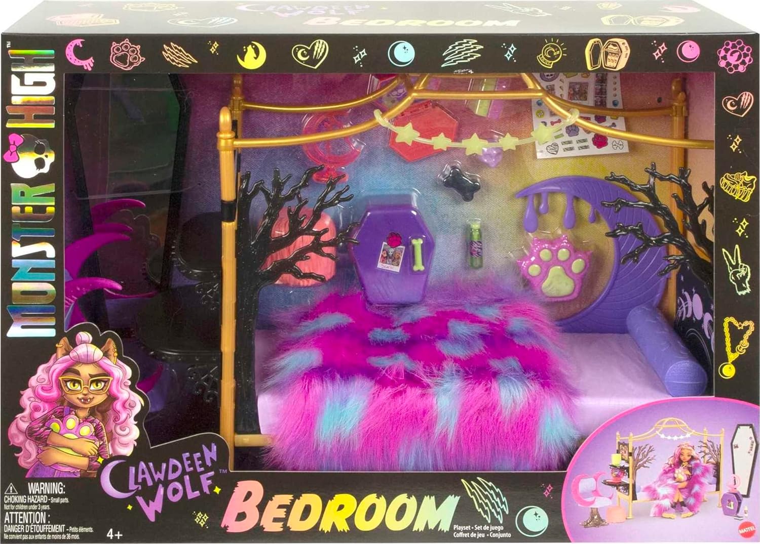 Monster High Clawdeen Bedroom HHK64 - Image 5