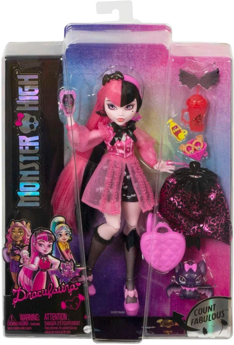 Monster High Core Doll - Draculaura HHK51 - Image 6
