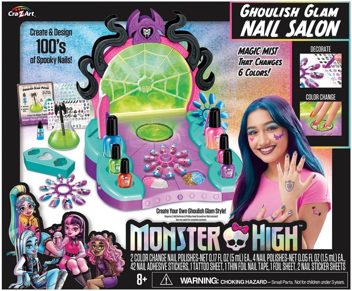 Monster High Ghoulish Glam Nail Salon CA-72204 - Image 7