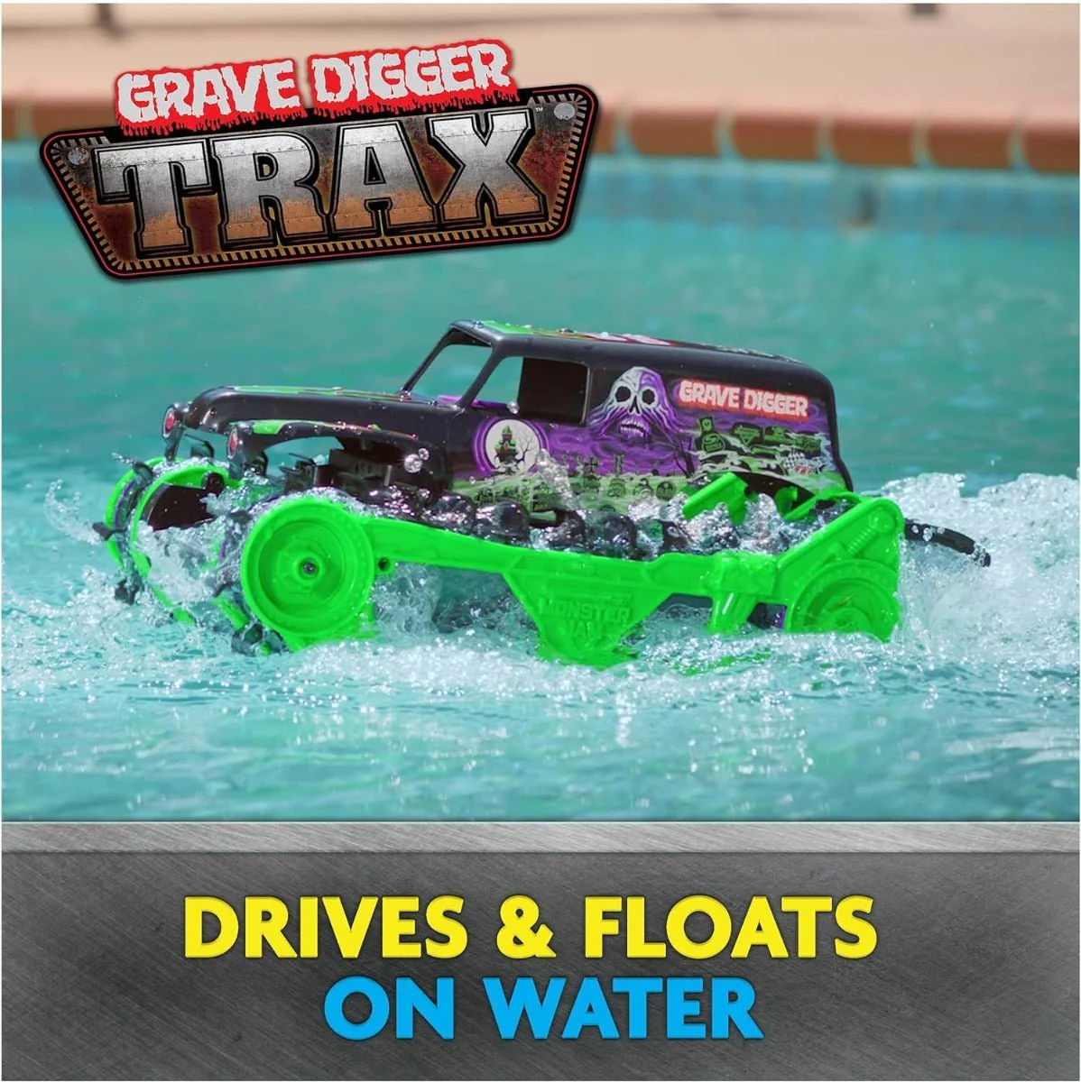Monster Jam 1:15 RC Grave Digger Trax 6067880 - Image 3