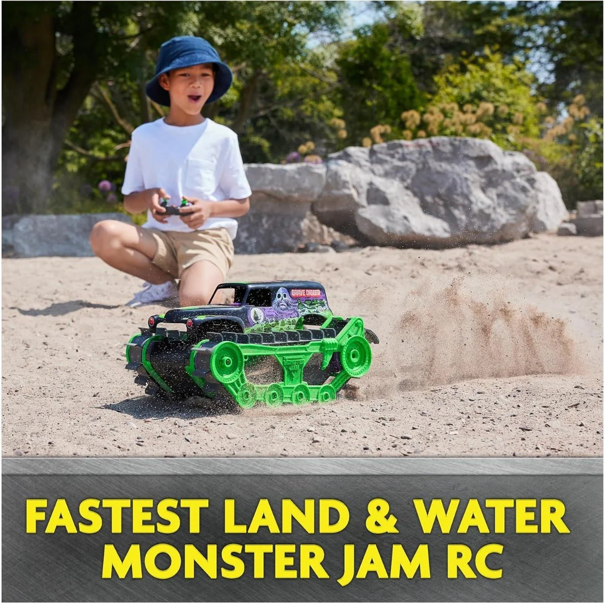 Monster Jam 1:15 RC Grave Digger Trax 6067880 - Image 7