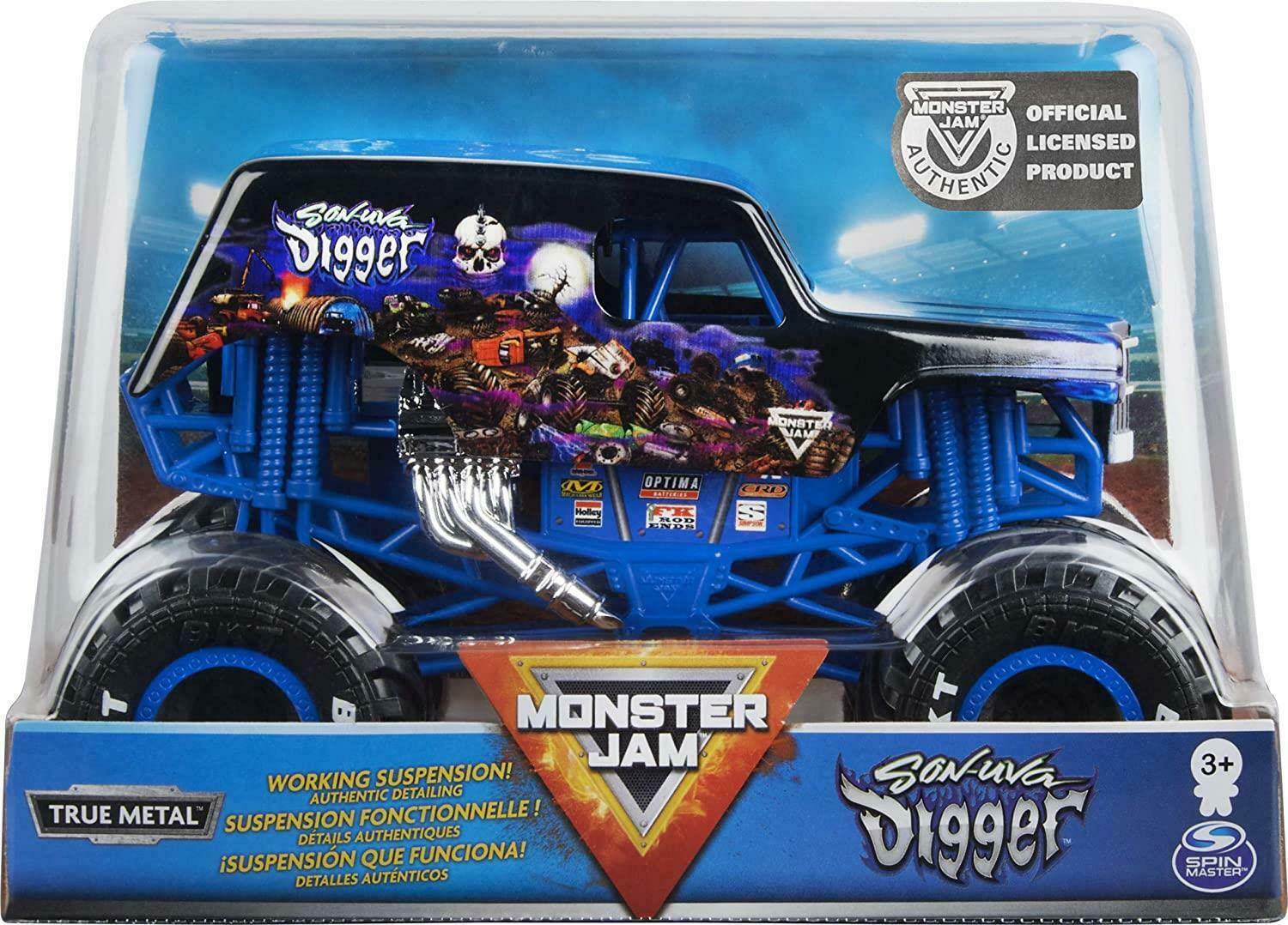 Monster Jam 1-24 Scale Die-Cast Monster Truck Assorted 6056371 - Image 8