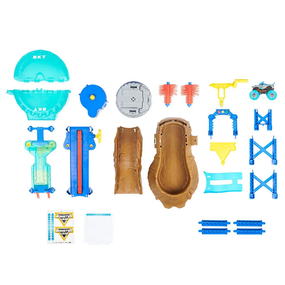 Monster Jam 1:64 Car Wash Playset 6060518 - Image 4