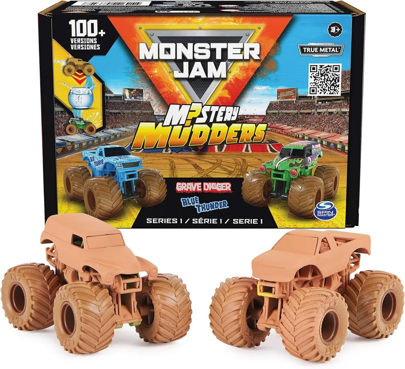 Monster Jam 1:64 Mystery Mudders 2-Pack 6067514
