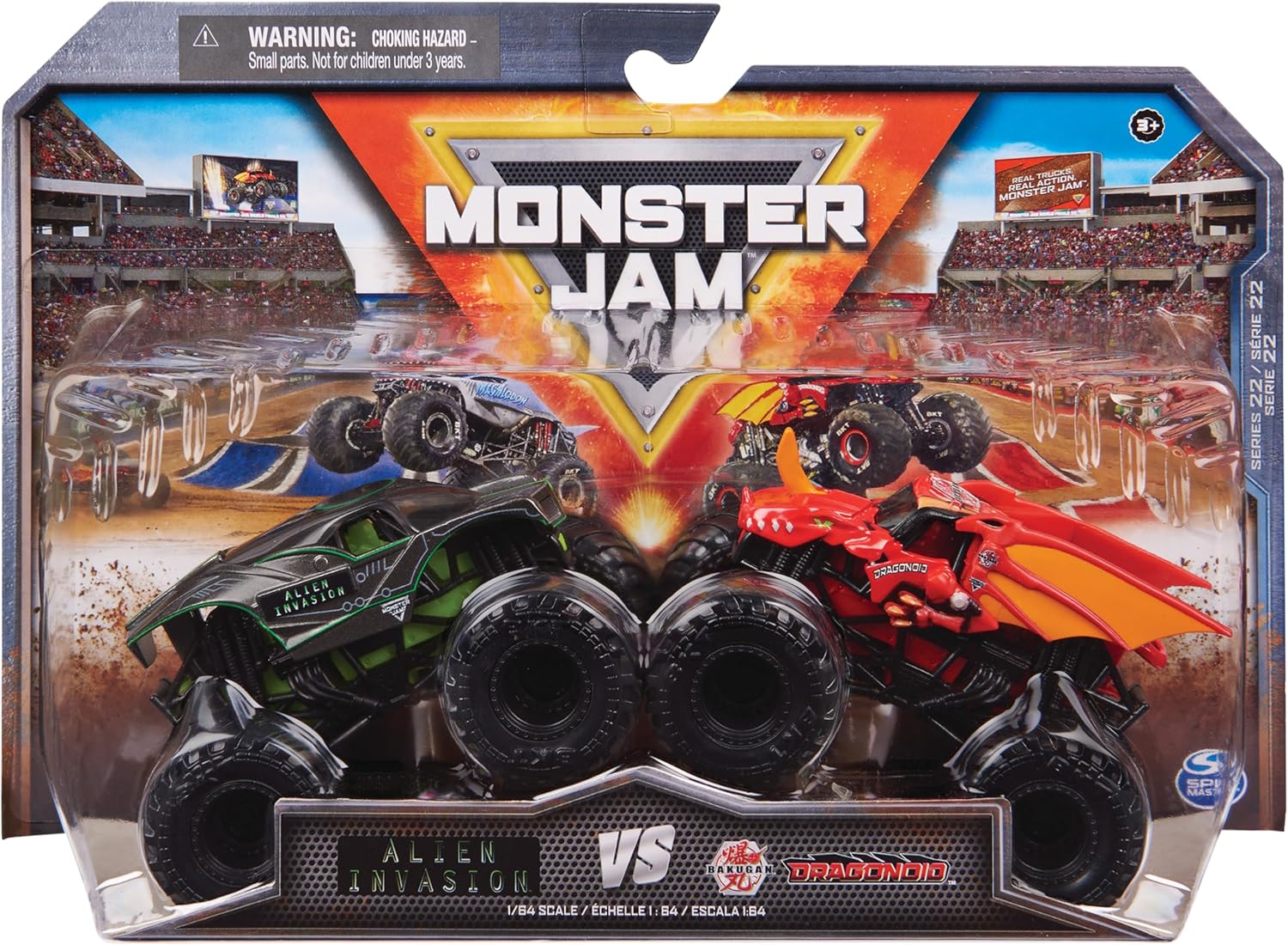 Monster Jam 1:64 Vehicles 2-pack 6064128 - Image 6