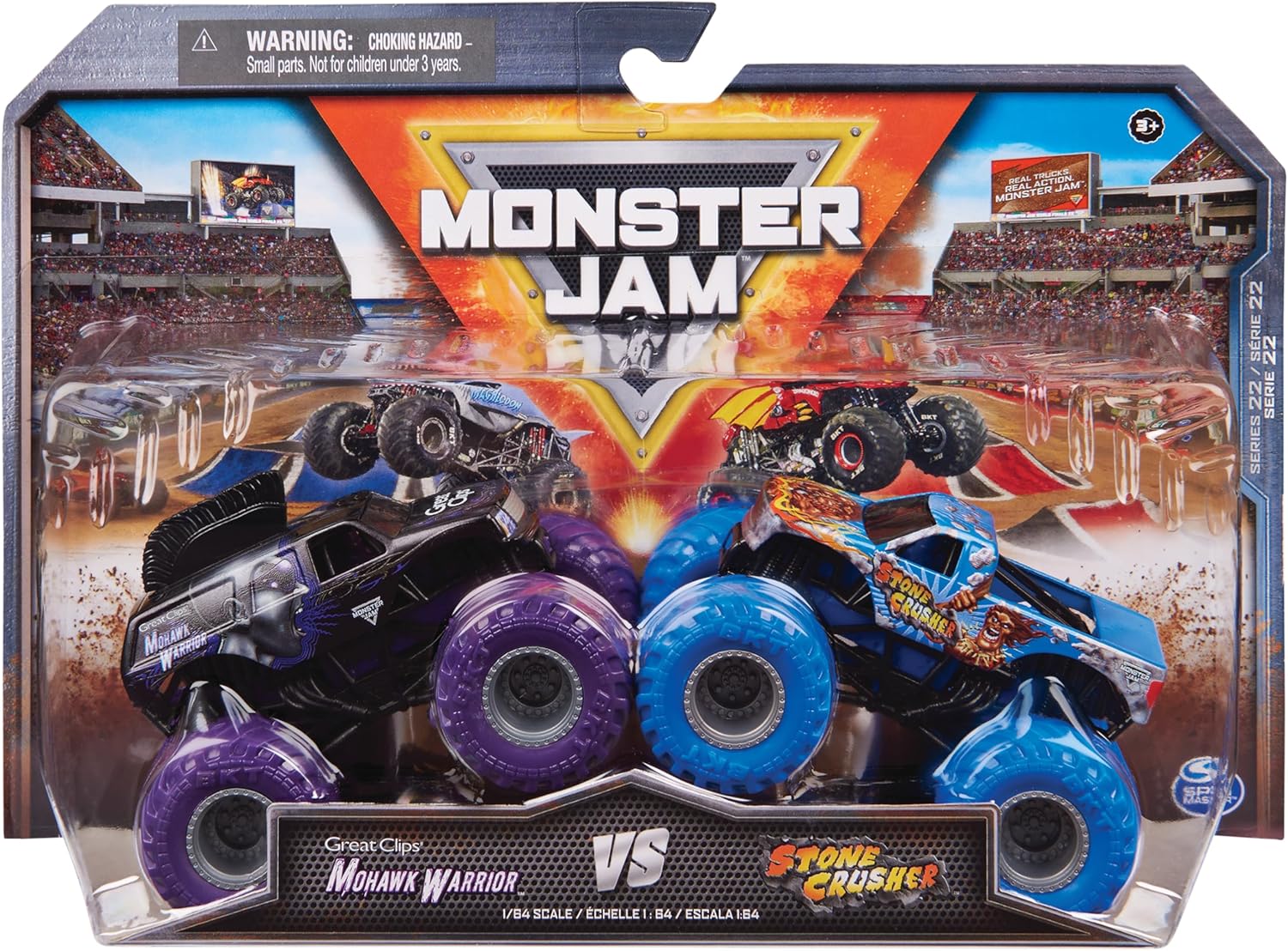 Monster Jam 1:64 Vehicles 2-pack 6064128 - Image 8