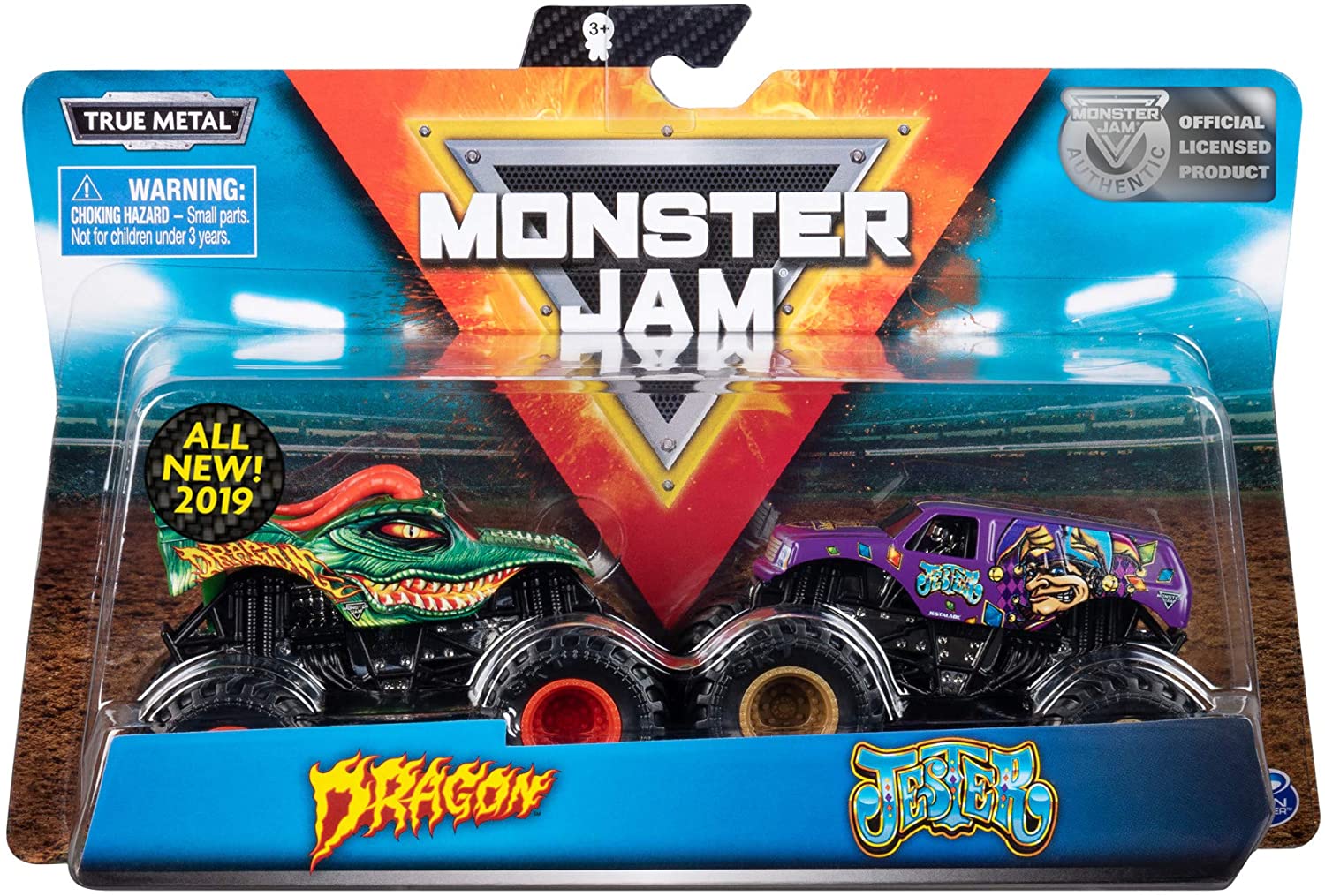 Monster Jam Authentic 2 Pack 6044943