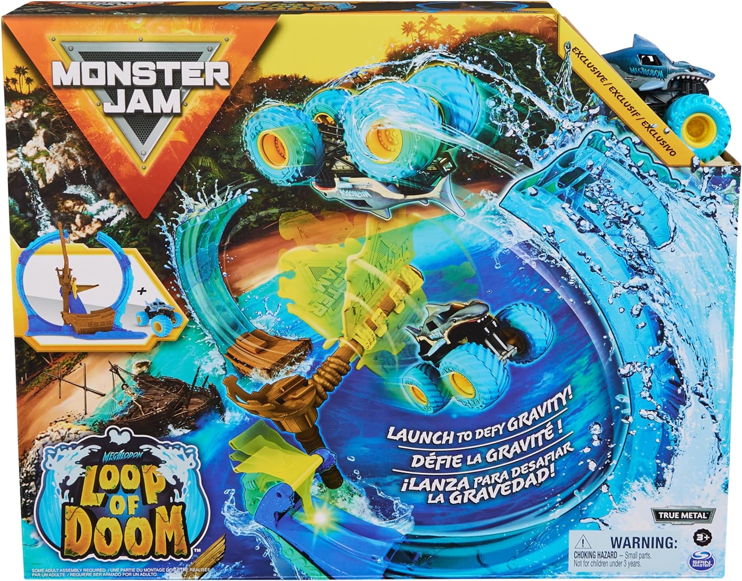 Monster Jam Loop Of Doom Stunt Playset 6070018 - Image 7