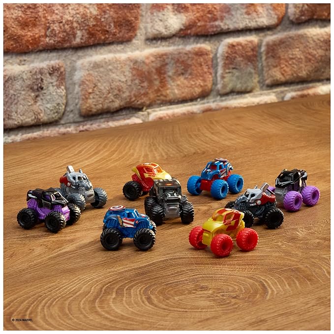 Monster Jam Marvel Vehicles 1:64 Scale Spiderman 6074263 - Image 6