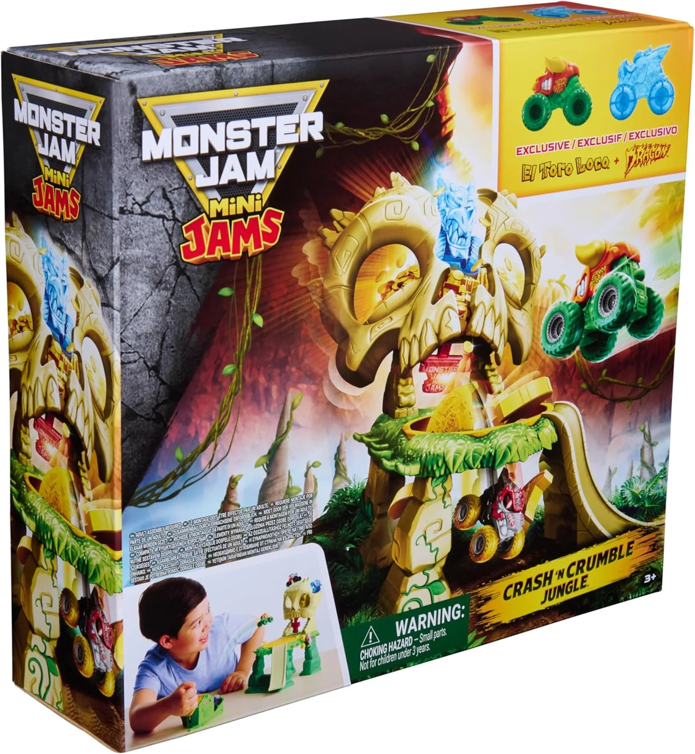 Monster Jam Mini Jams Jungle Playset 6074433
