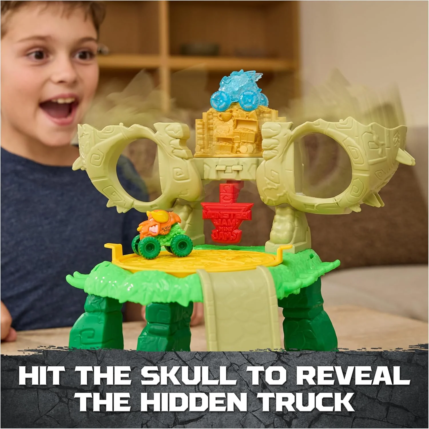 Monster Jam Mini Jams Jungle Playset 6074433 - Image 4