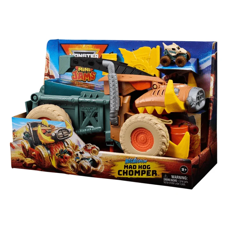 Monster Jam Mini Megalodon Mad Hog Chomper 6071776