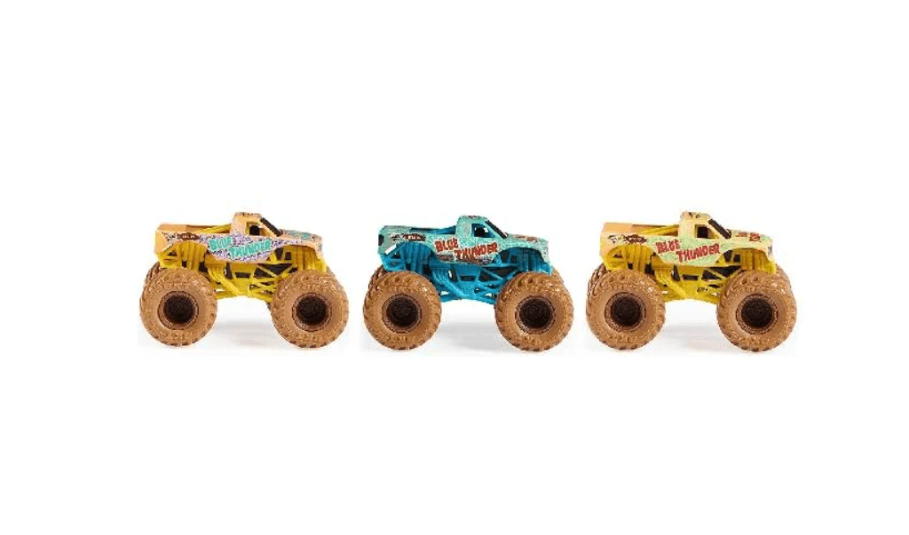 Monster Jam Mystery Mudders Blue Thunder 1:64 Series 1 6065345 - Image 3