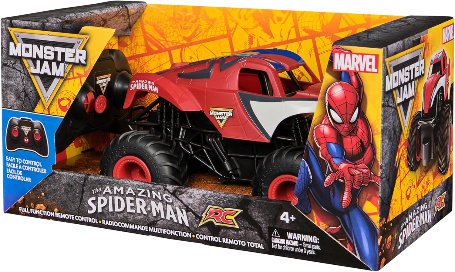 Monster Jam RC 1:24 Scale Spiderman 6073723 - Image 2
