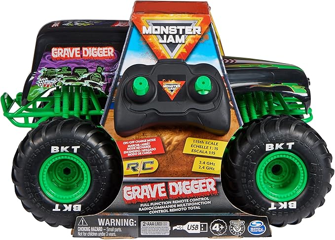 Monster Jam RC Grave Digger Monster Truck 1:15 Scale 6068258