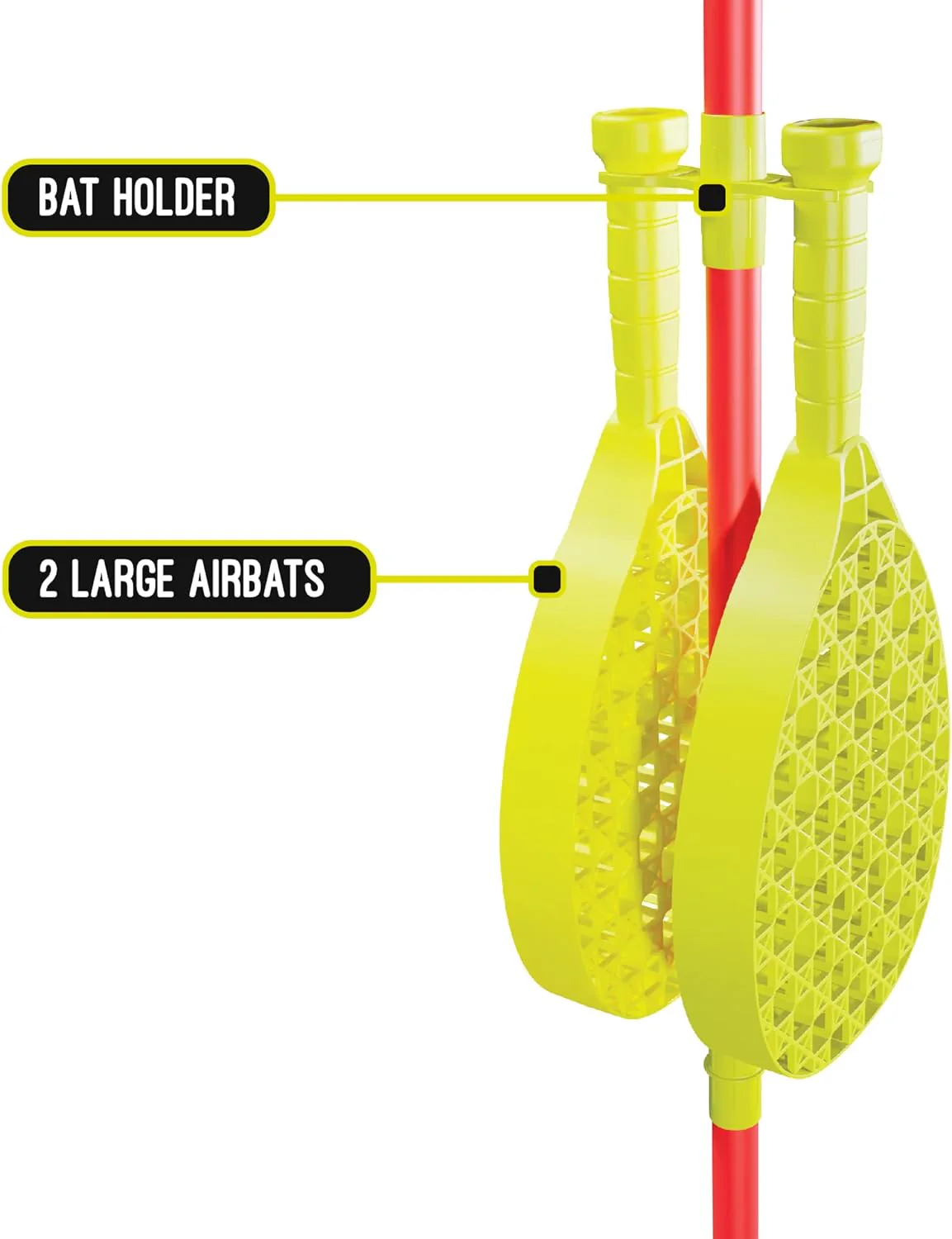 Mookie Swingball Classic With Two Airbats And Real Tennis Ball 1.65m 7282 - Image 5