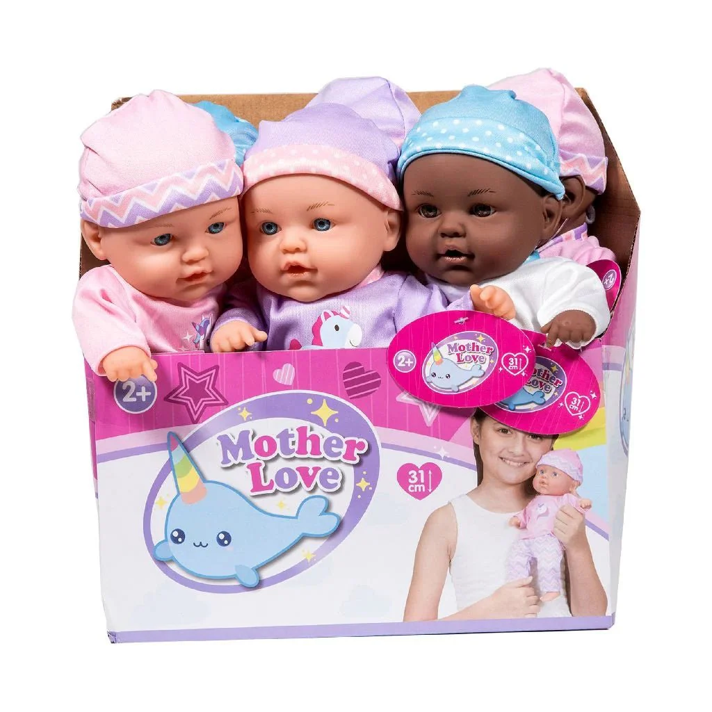Mother Love Soft Baby Doll Asstd. 31cm 8820 - Image 2