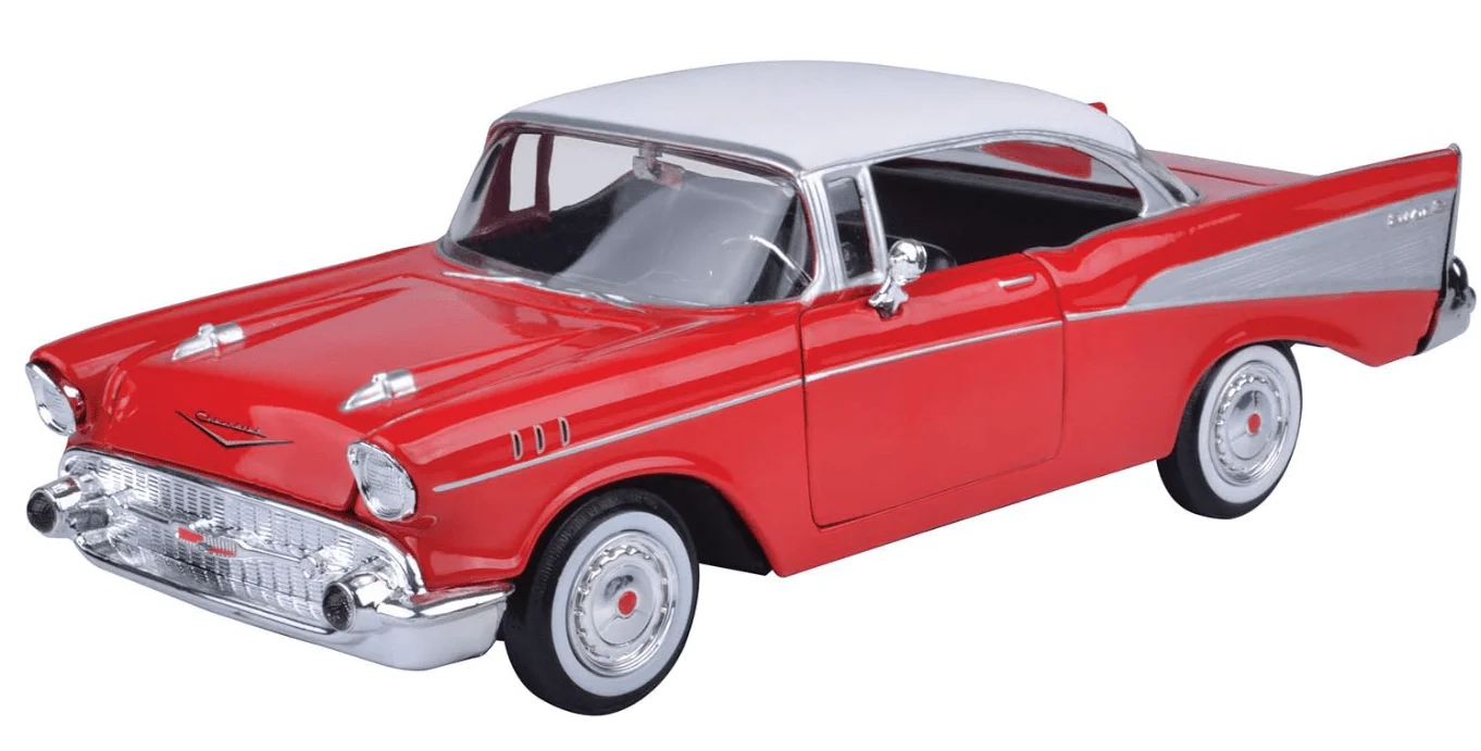 Motor Max 1957 Chevy Bel Air Red 1:24 Series 73228