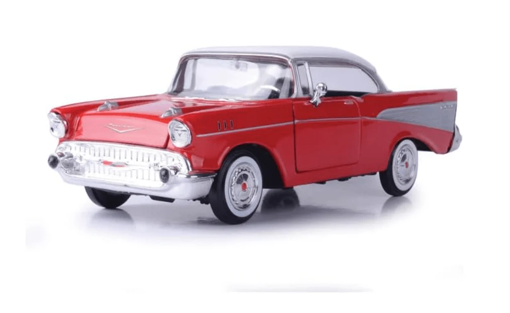 Motor Max 1957 Chevy Bel Air Red 1:24 Series 73228 - Image 2