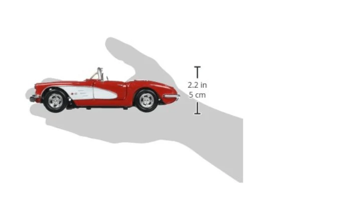 Motor Max 1959 Corvette Red 1:24 Series 73216 - Image 2