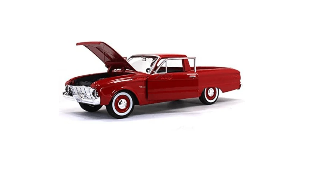 Motor Max 1960 Ford Ranchero Red 1:24 Series 79321 - Image 3