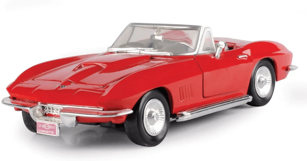 Motor Max 1967 Corvette Red 1:24 Series 73224