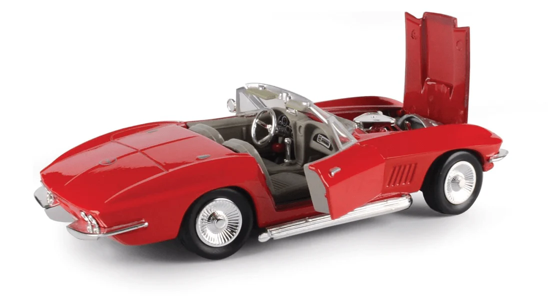 Motor Max 1967 Corvette Red 1:24 Series 73224 - Image 2