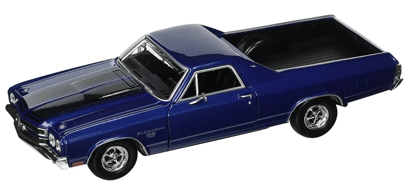 Motor Max 1970 Chevy El Camino SS 396 Blue 1:24 Series 79347 - Image 2