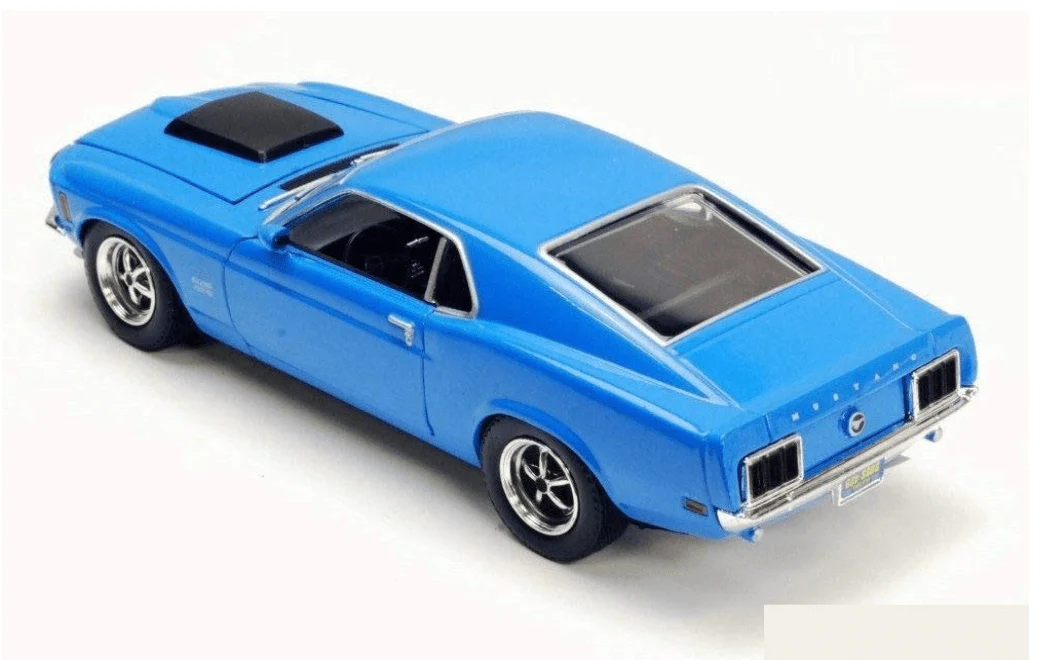 Motor Max 1970 Ford Mustang Boss 429 Blue 1:18 Series 73154 - Image 2