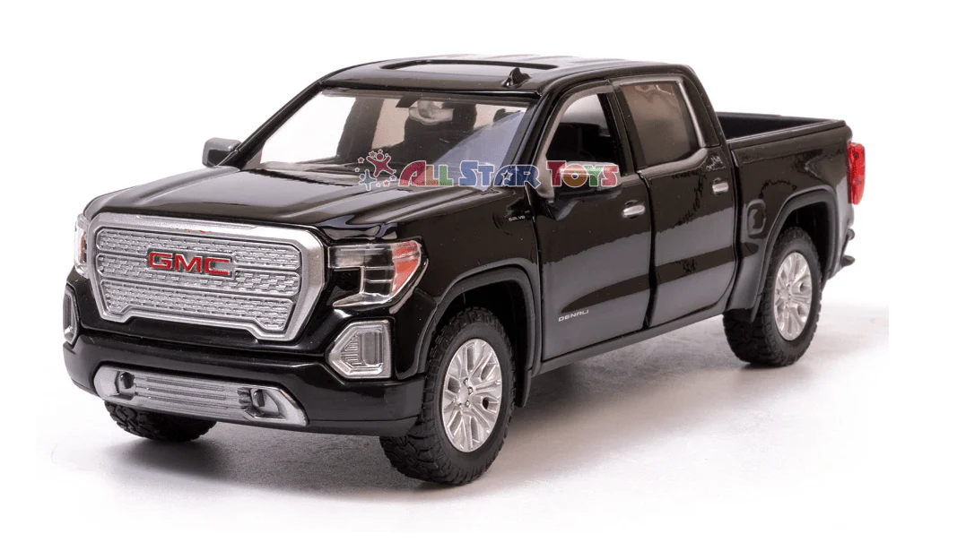 Motor Max 1:27 2019 GMC Sierra 1500 Denali Crew Cab Black 1:24 Series 79362 - Image 2