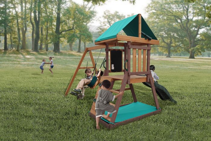 Mount Peak - Matterhorn Swing Set & Playhouse MP76139 - Image 4