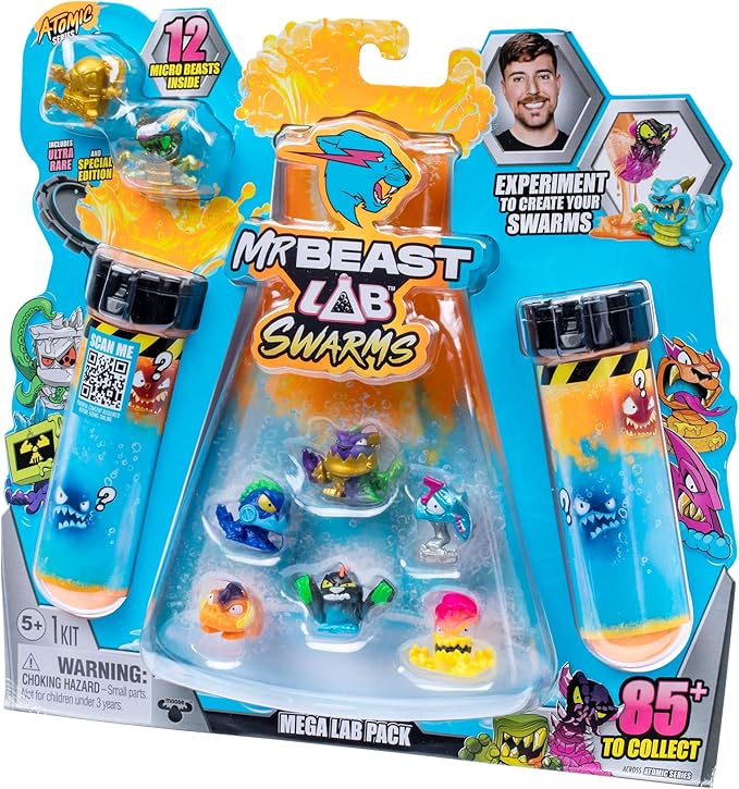 MrBeast Lab Swarms Series-2 Atomic Series Night Fright Panther 12-Pack