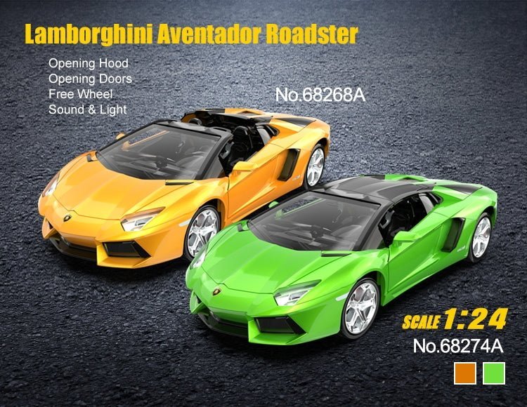 MSZ Lamborghini Aventador Roadster 1:24 68274A - Image 3