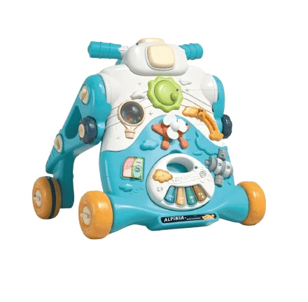 Multi Function 2-in-1 Music Baby Walker Blue 702/B11142