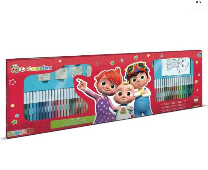 Multiprint Felt Tip Pens - Cocomelon 60pcs 18102