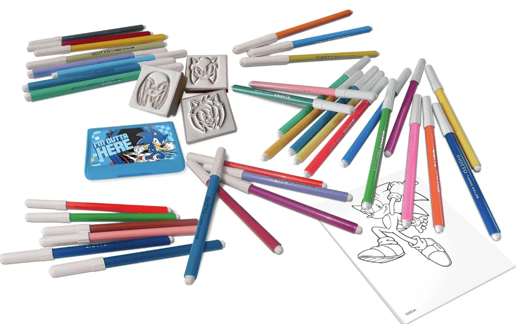 Multiprint Sonic The Hedgedog Felt Tip Pens 36pcs 571228 - Image 2