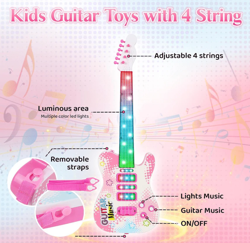 Musical Instruments Guitar with Mic 8818C - Image 3