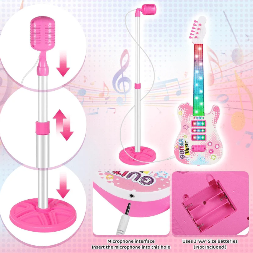 Musical Instruments Guitar with Mic 8818C - Image 4
