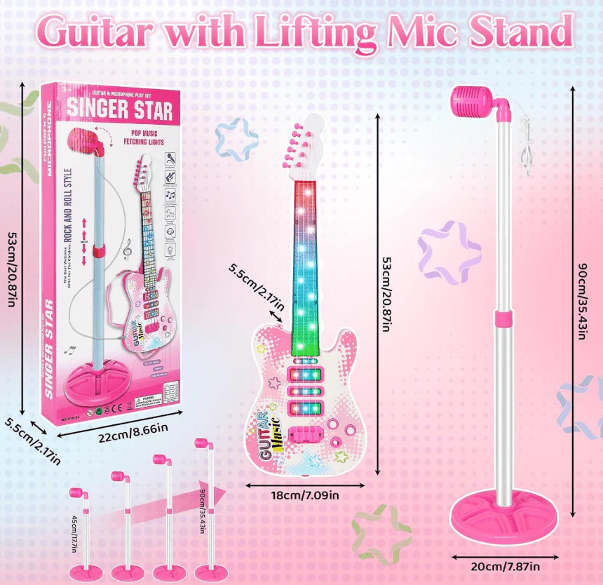 Musical Instruments Guitar with Mic 8818C - Image 5