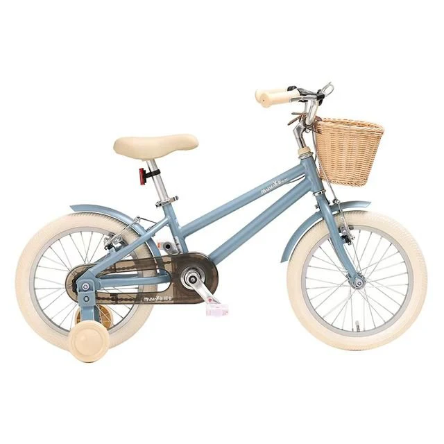 Muunka Bicycle With Basket 12 Inch Blue TN24M73
