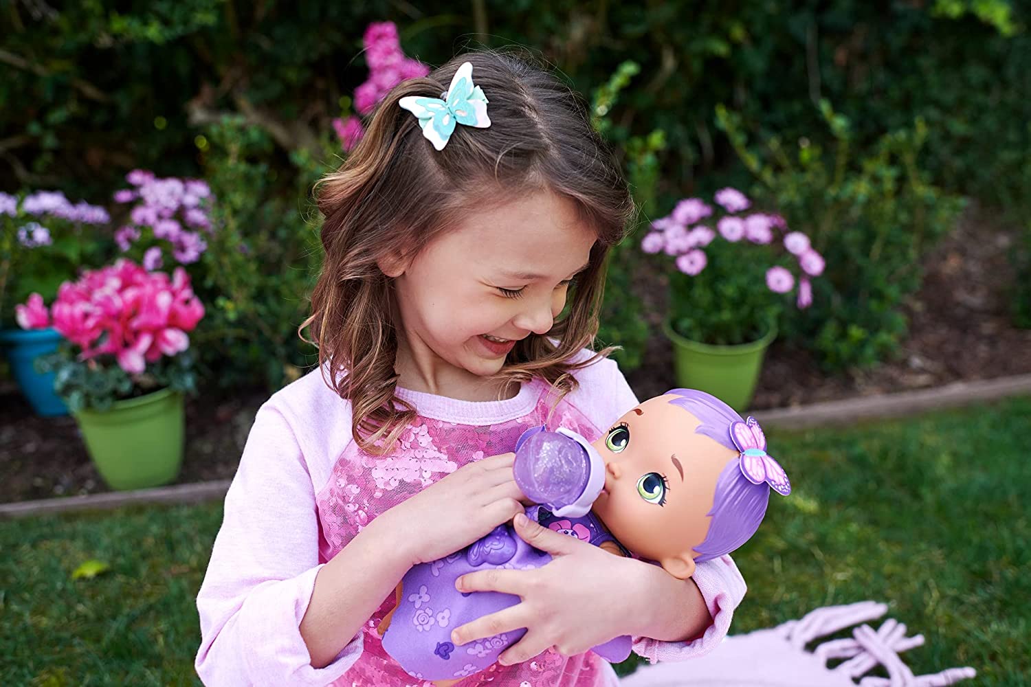 My Garden Baby Drink Wet Butterfly Doll GYP11 - Image 2