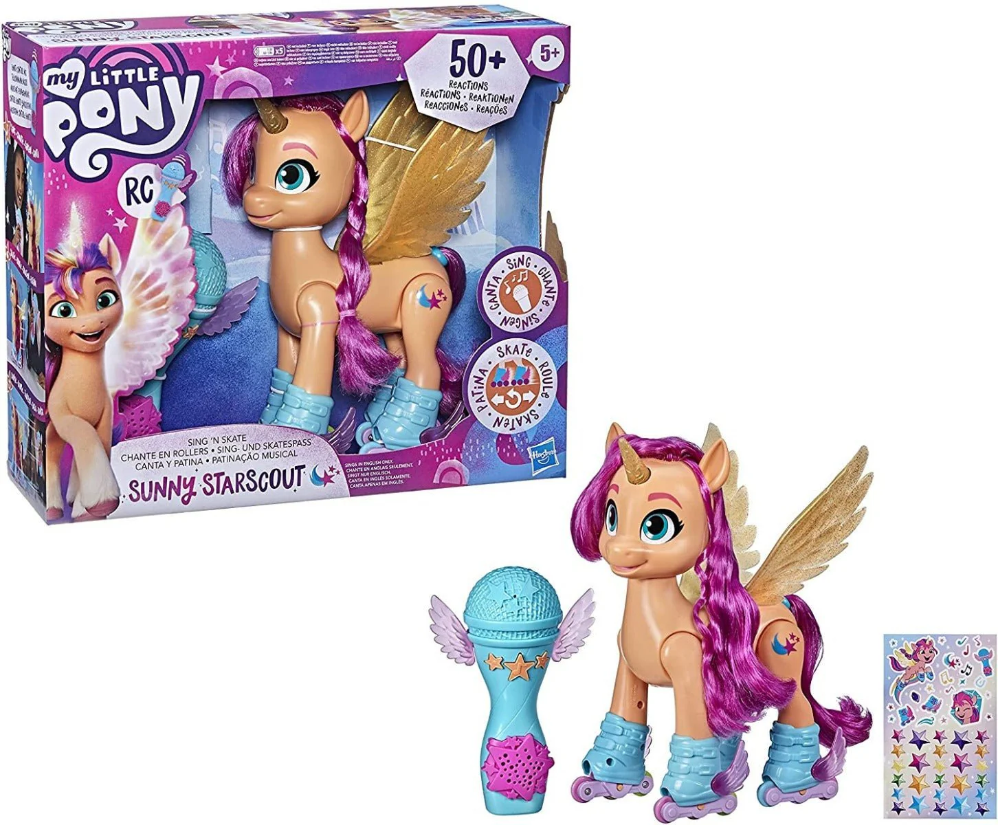 My Little Pony: A New Generation Sing 'n Skate Sunny Starscout F1786 - Image 9