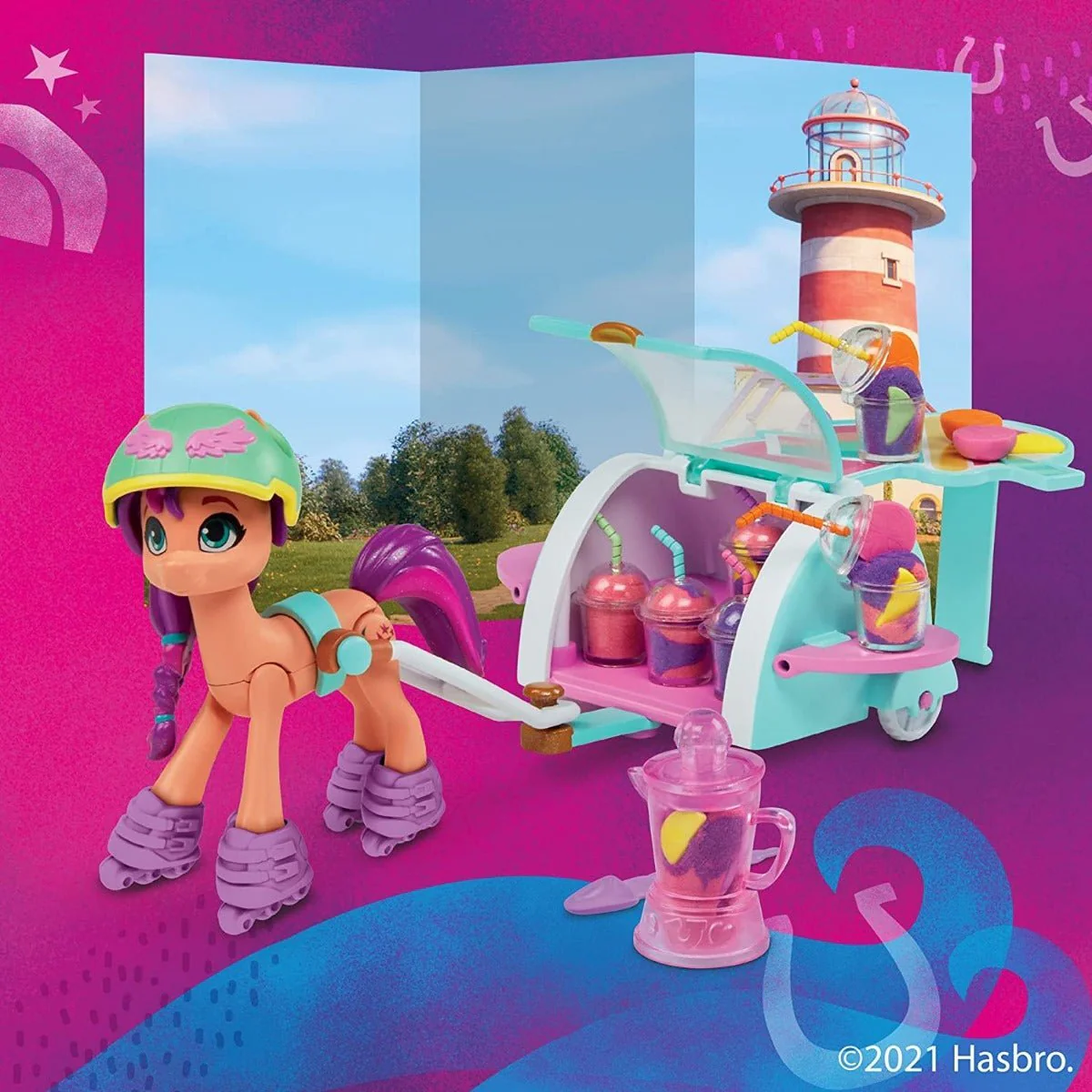 My Little Pony Movie Sparkling Scenes Mix and Make Sunny Starscout F2934 - Image 2