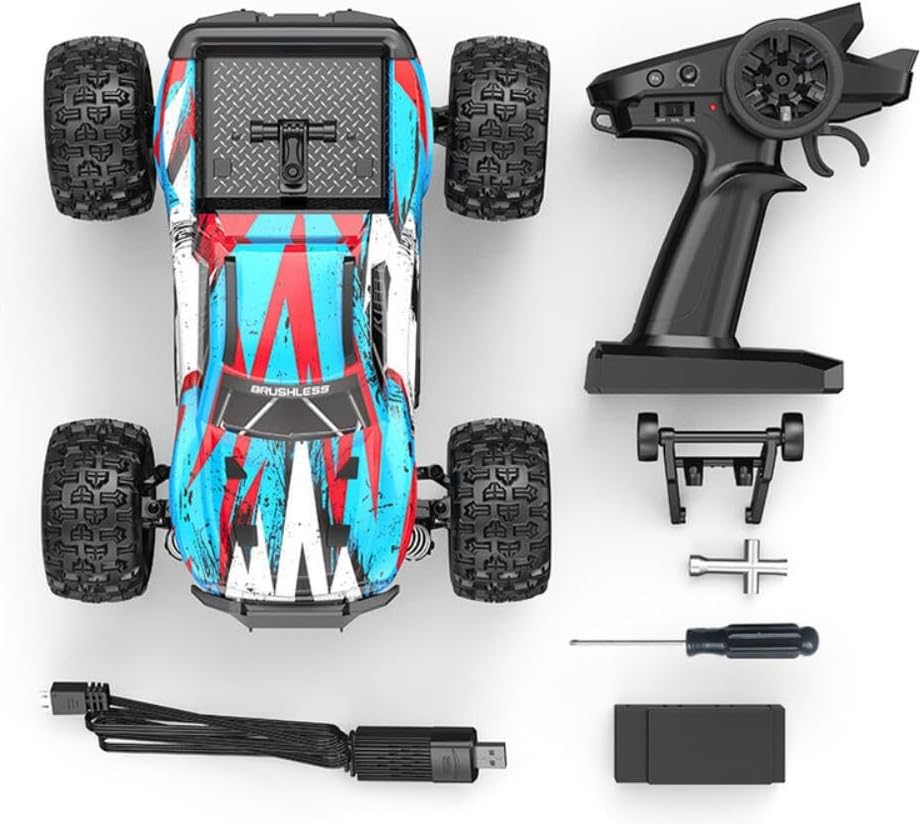 MyToys 4WD Off-Road RC Truck V-16208 – Brushless Motor, 45 km/h Speed, Hydraulic Shocks – High-Performance Remote Control Car - Image 3