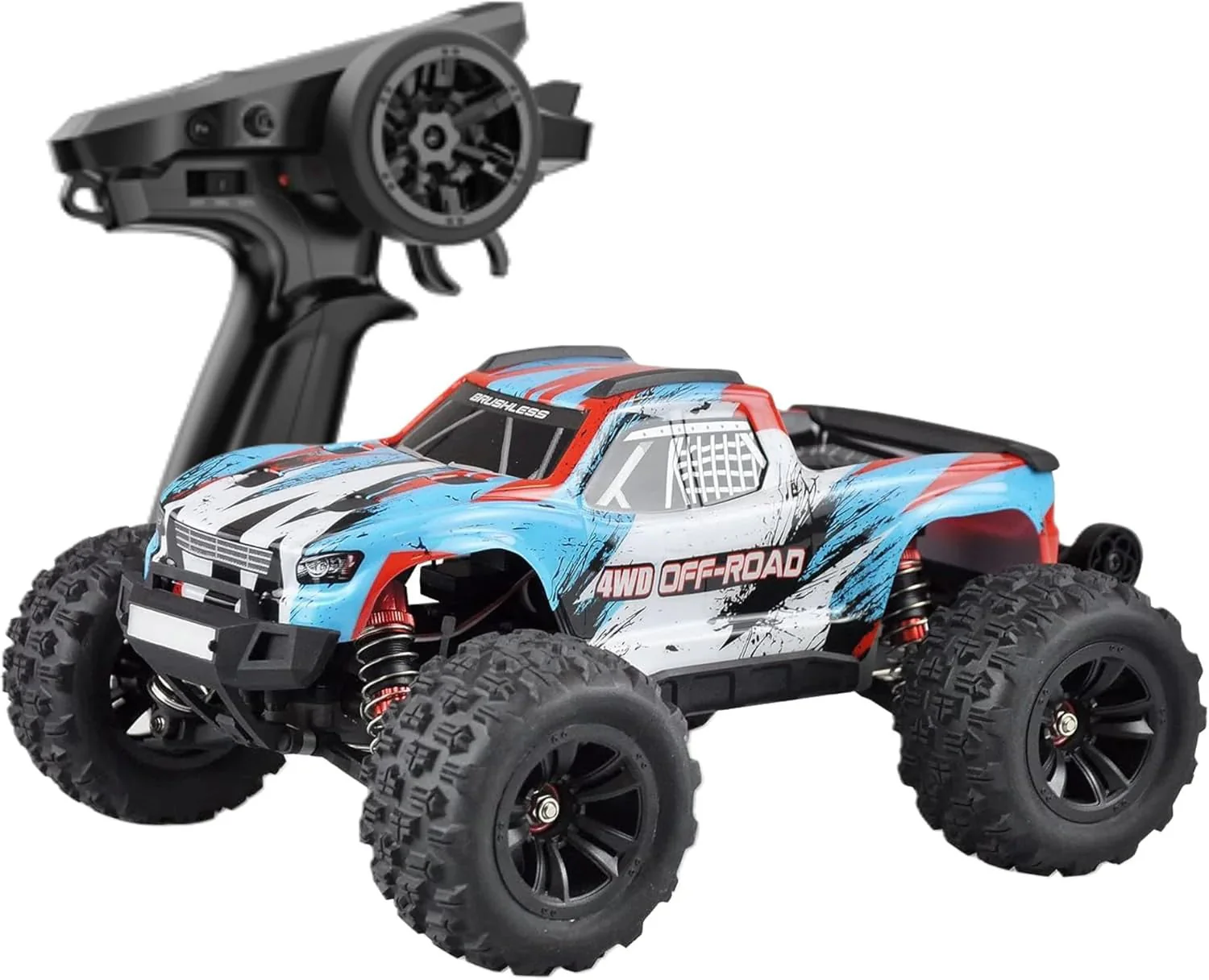 MyToys 4WD Off-Road RC Truck V-16208 – Brushless Motor, 45 km/h Speed, Hydraulic Shocks – High-Performance Remote Control Car - Image 7